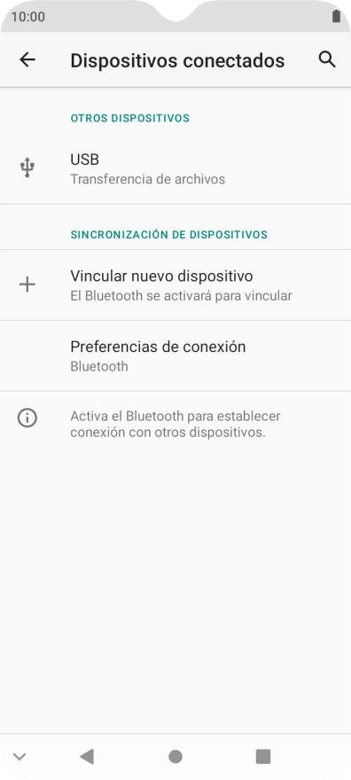 Pulsa Vincular nuevo dispositivo.