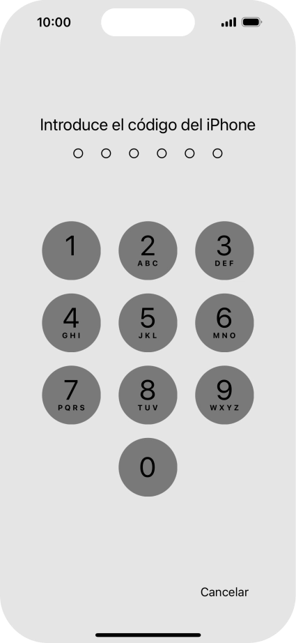 Utiliza el código de seguridad que has creado. La app está ahora bloqueada. Utiliza el código de seguridad que has creado. La app está ahora bloqueada.