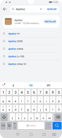 Introduce el nombre del tema o de la app y pulsa el icono de búsqueda. Introduce el nombre del tema o de la app y pulsa el icono de búsqueda.