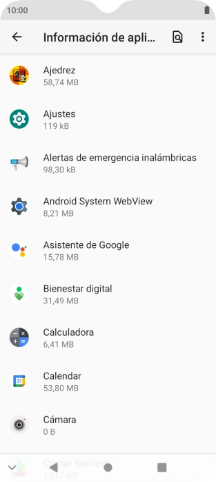 Pulsa la app deseada. Pulsa la app deseada.