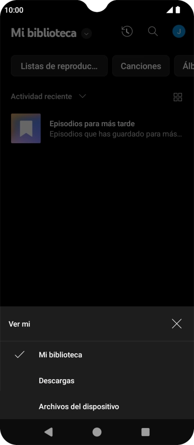 Pulsa una categoría y desplázate al archivo de música deseado. Pulsa una categoría y desplázate al archivo de música deseado.
