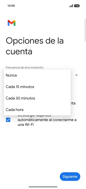 Pulsa el ajuste deseado. Pulsa el ajuste deseado.