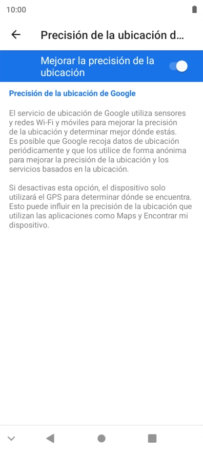 Si pulsas el indicador junto a Si pulsas el indicador junto a