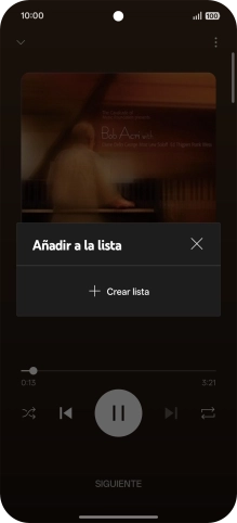 Pulsa Crear lista.
