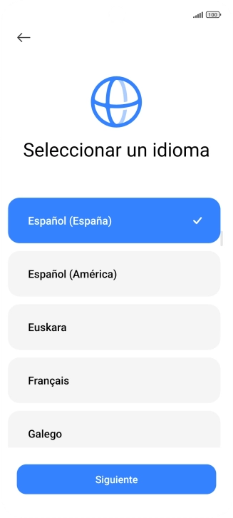 Pulsa el idioma deseado. Pulsa el idioma deseado.