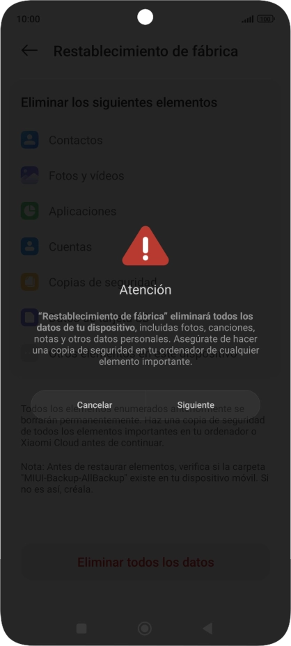 Pulsa Siguiente. Pulsa Siguiente.