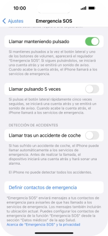 Pulsa el indicador junto a Pulsa el indicador junto a