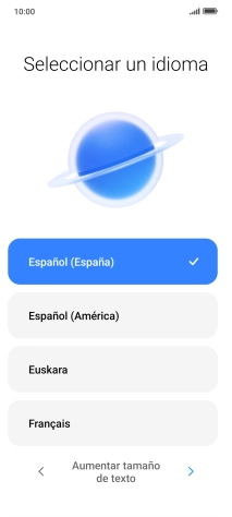 Pulsa el idioma deseado. Pulsa el idioma deseado.