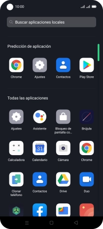 Pulsa Contactos.