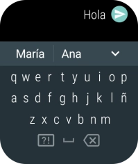 Pulsa el icono de enviar. Pulsa el icono de enviar.