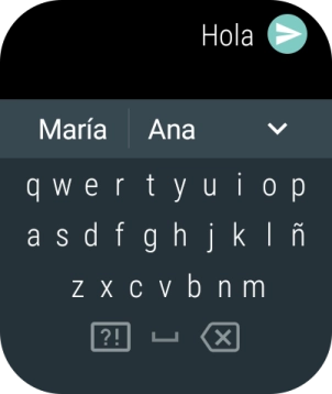 Pulsa el icono de enviar. Pulsa el icono de enviar.