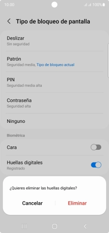 Pulsa Eliminar. Pulsa Eliminar.