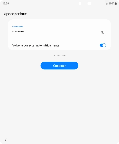 Introduce la contraseña de la red wifi y pulsa Conectar. Introduce la contraseña de la red wifi y pulsa Conectar.