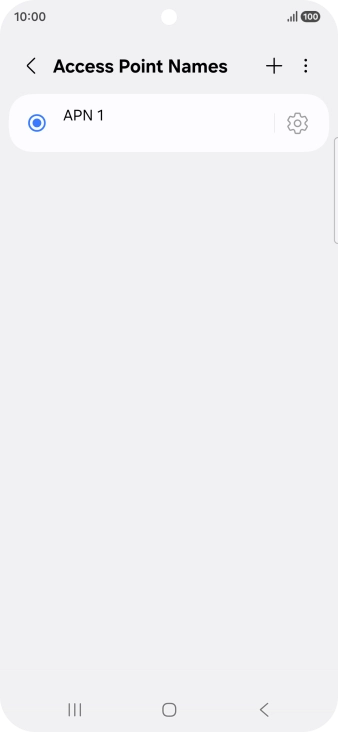 Press the add icon.