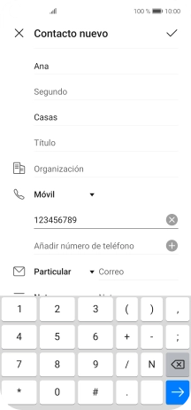 Pulsa el icono de aceptar. Pulsa el icono de aceptar.