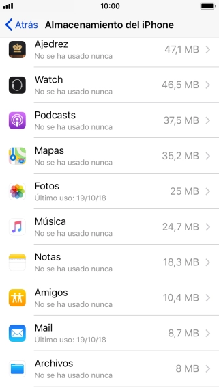 Pulsa la app deseada. Pulsa la app deseada.