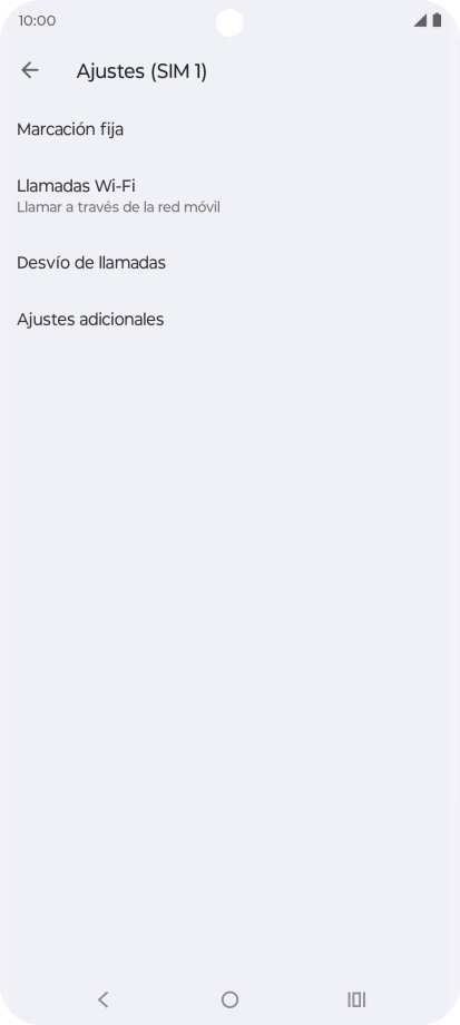 Pulsa Desvío de llamadas.