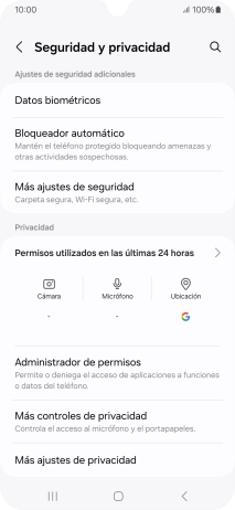 Pulsa Más ajustes de seguridad. Pulsa Más ajustes de seguridad.