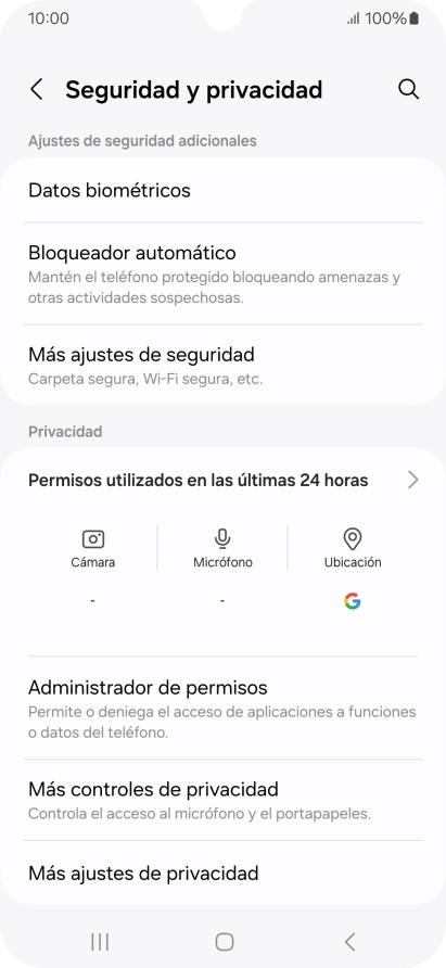 Pulsa Más ajustes de seguridad. Pulsa Más ajustes de seguridad.