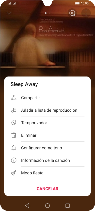 Pulsa Añadir a lista de reproducción. Pulsa Añadir a lista de reproducción.