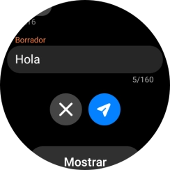 Pulsa el icono de enviar. Pulsa el icono de enviar.