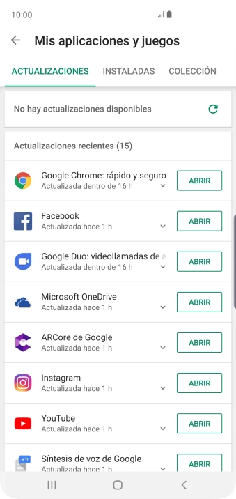 Pulsa INSTALADAS. Pulsa INSTALADAS.