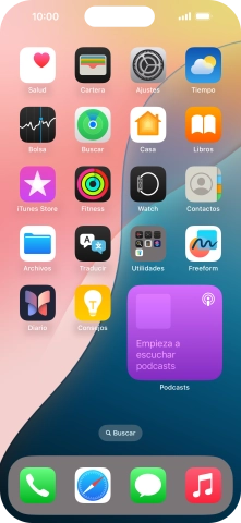 Si utilizas un grupo de widgets: Desliza el dedo hacia arriba o hacia abajo sobre el grupo para seleccionar el widget deseado.