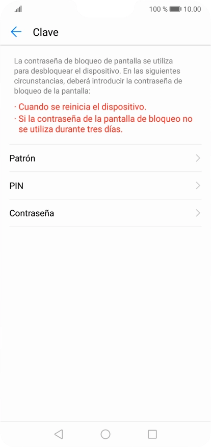 Pulsa el código de seguridad deseado y sigue las indicaciones de la pantalla para crear un código de seguridad del teléfono adicional. Pulsa el código de seguridad deseado y sigue las indicaciones de la pantalla para crear un código de seguridad del teléfono adicional.