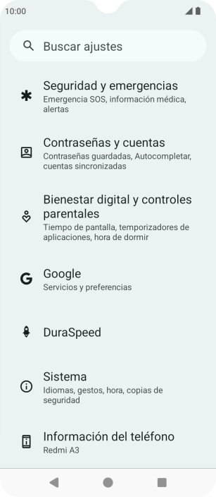 Pulsa Contraseñas y cuentas.