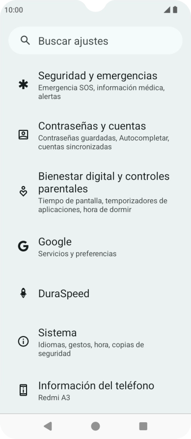 Pulsa Contraseñas y cuentas.