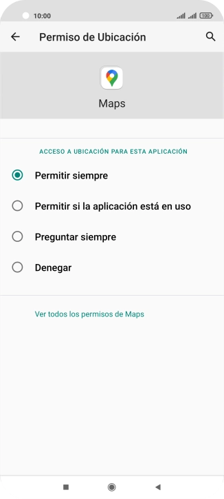 Pulsa el ajuste deseado. Pulsa el ajuste deseado.