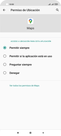 Pulsa el ajuste deseado. Pulsa el ajuste deseado.