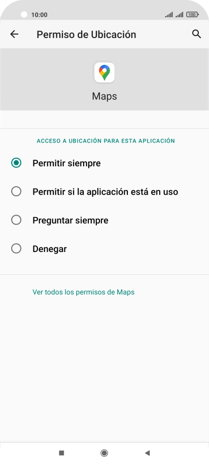 Pulsa el ajuste deseado. Pulsa el ajuste deseado.