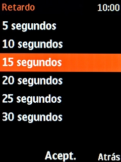 Selecciona el ajuste deseado. Selecciona el ajuste deseado.
