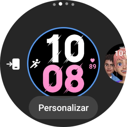 Desliza el dedo hacia la izquierda por la pantalla. Desliza el dedo hacia la izquierda por la pantalla.