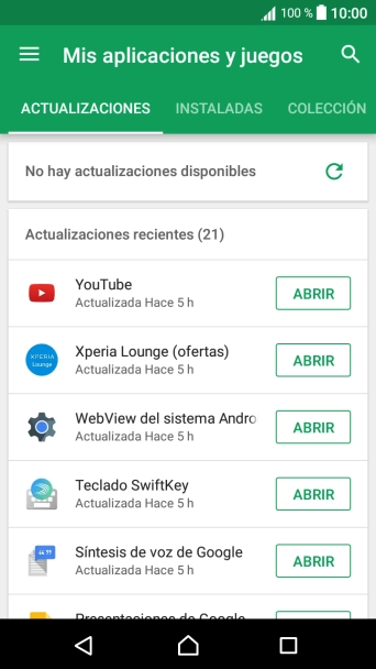 Pulsa INSTALADAS.