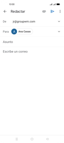 Pulsa Asunto e introduce el asunto deseado. Pulsa Asunto e introduce el asunto deseado.