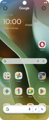 Pulsa el icono de música y espera a que aparezcan los resultados de búsqueda. Pulsa el icono de música y espera a que aparezcan los resultados de búsqueda.