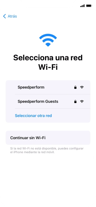 Pulsa la red wifi deseada. Pulsa la red wifi deseada.