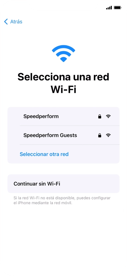 Pulsa la red wifi deseada. Pulsa la red wifi deseada.