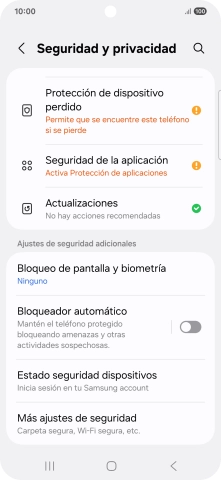 Pulsa Más ajustes de seguridad. Pulsa Más ajustes de seguridad.
