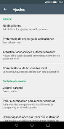 Pulsa Actualizar aplicaciones automáticamente. Pulsa Actualizar aplicaciones automáticamente.