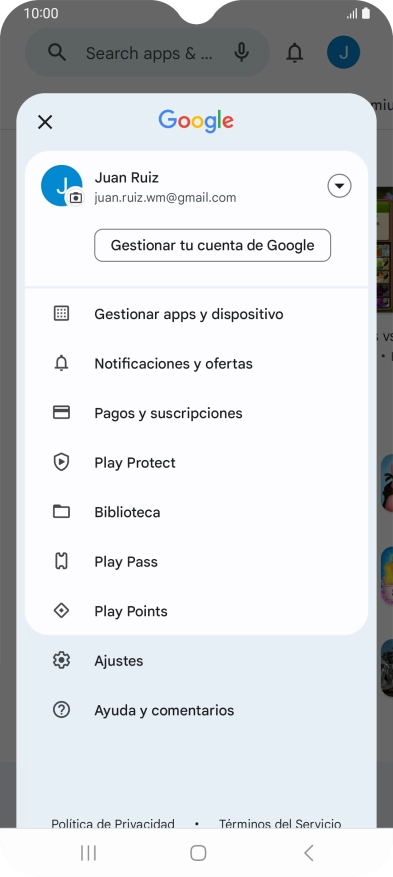 Pulsa Ajustes. Pulsa Ajustes.