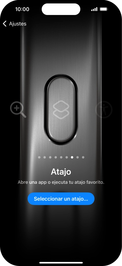 Si el teléfono lo solicita, sigue las indicaciones de la pantalla para elegir más ajustes de la función que has seleccionado. Si el teléfono lo solicita, sigue las indicaciones de la pantalla para elegir más ajustes de la función que has seleccionado.