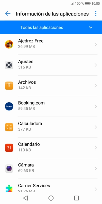 Pulsa la app deseada. Pulsa la app deseada.
