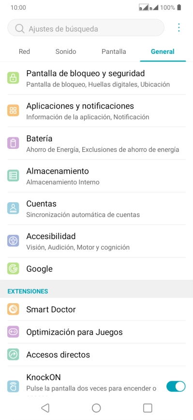 Pulsa Pantalla de bloqueo y seguridad. Pulsa Pantalla de bloqueo y seguridad.