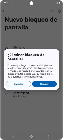 Pulsa Eliminar. Pulsa Eliminar.