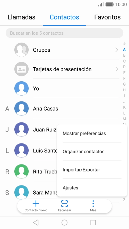 Pulsa Importar/Exportar. Pulsa Importar/Exportar.