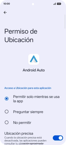Pulsa el ajuste deseado. Pulsa el ajuste deseado.