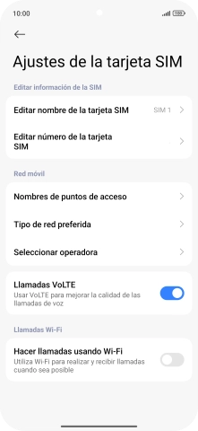 Pulsa Seleccionar operadora. Pulsa Seleccionar operadora.